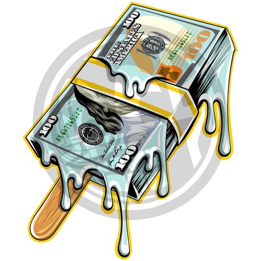 Cash Popsicle Digital Download (SVG/PDF)